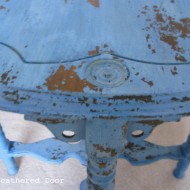 Federal Blue Milk Paint Table