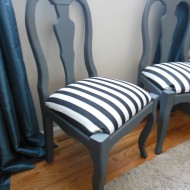 Chairs: Grey and Stripes