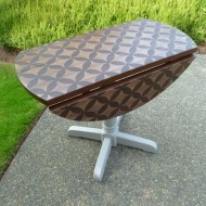 Stenciled Table
