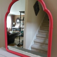 Antique Coral Mirror