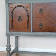Grey and Wood Buffet