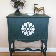 Peacock Milk Paint Table