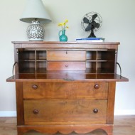 Drop Front Dresser Desk (Butler’s Desk)