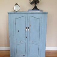 Light Blue French Cabinet