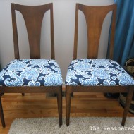 Mid Century Ikat Chairs