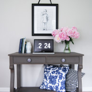 Empire Writing Desk in Driftwood