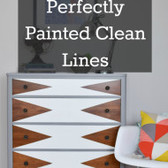 How to Paint Perfectly Clean Lines [on Furniture]