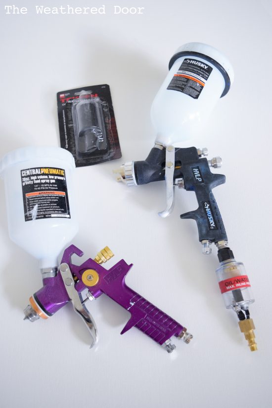 Painting Furniture with a HVLP spray gun video