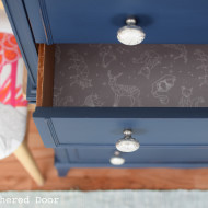 Before and After | Stacked Hepplewhite Dresser in Navy