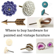 Where to Buy Hardware for Painted and Vintage Furniture