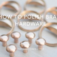 How to Polish Brass Hardware | video tutorial