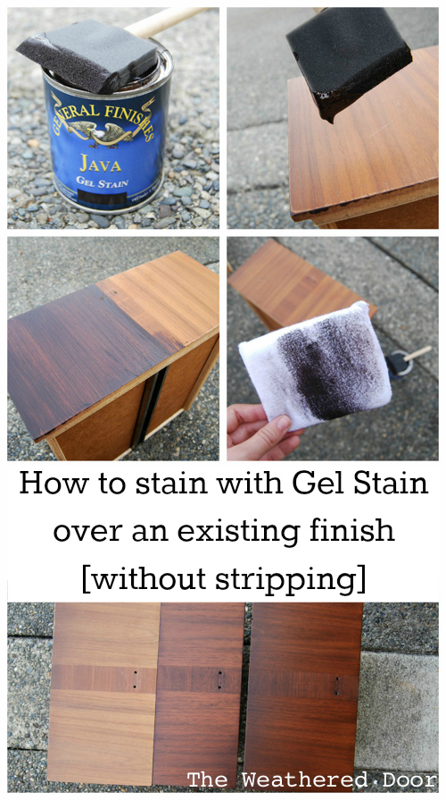 Gel Stain Over An Existing Finish