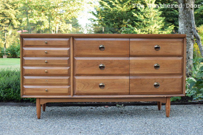 LA Period Mid Century Modern Dresser before