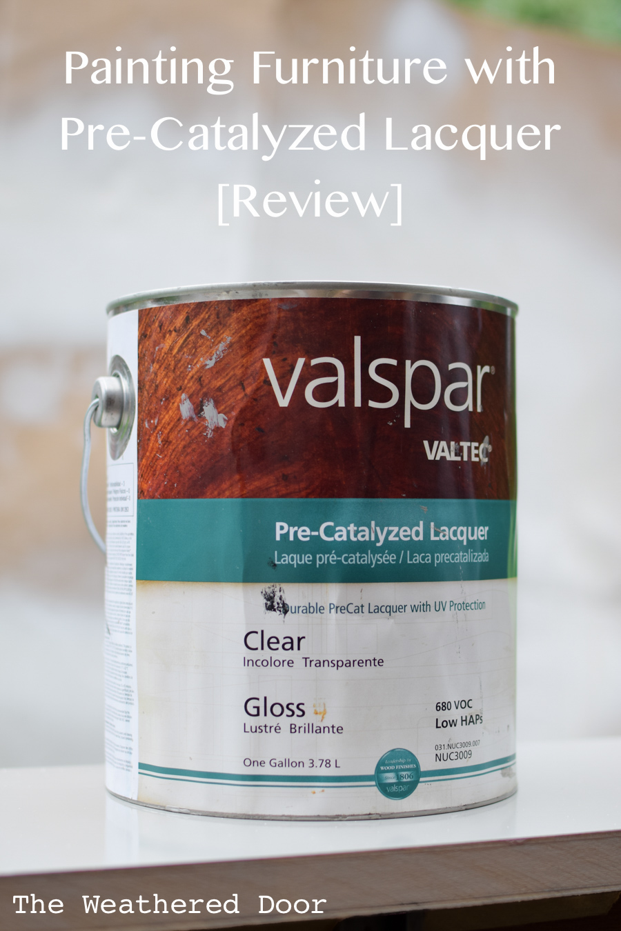 Pre Catalyzed Gloss Lacquer Valspar twd 4