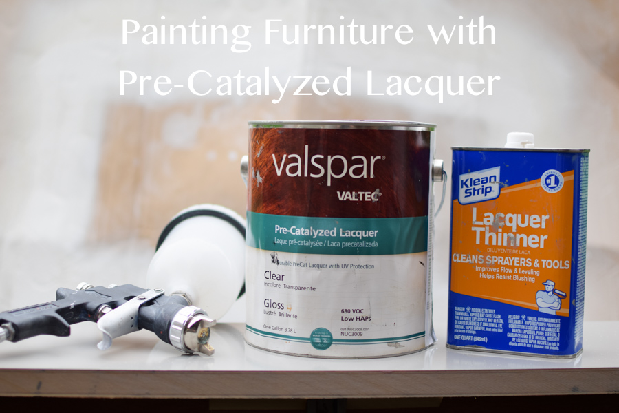 Painting Furniture with Pre-Catalyzed Lacquer