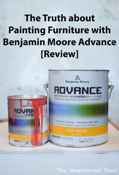 The Truth about Painting Furniture with Benjamin Moore Advance - Paint Review