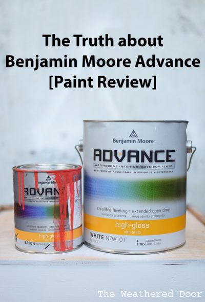 The Truth about painting furniture with Benjamin Moore Advance [Paint Review] 