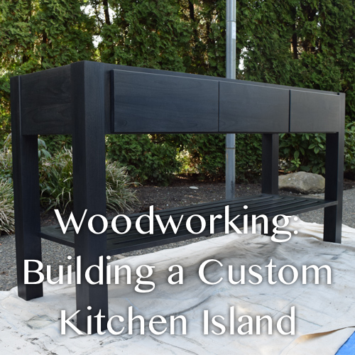 Woodworking Building a Alder Custom Kitchen Island | from The Weathered Door