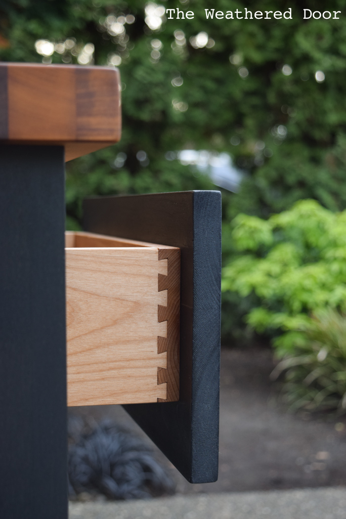 Woodworking Alder Custom Kitchen Island