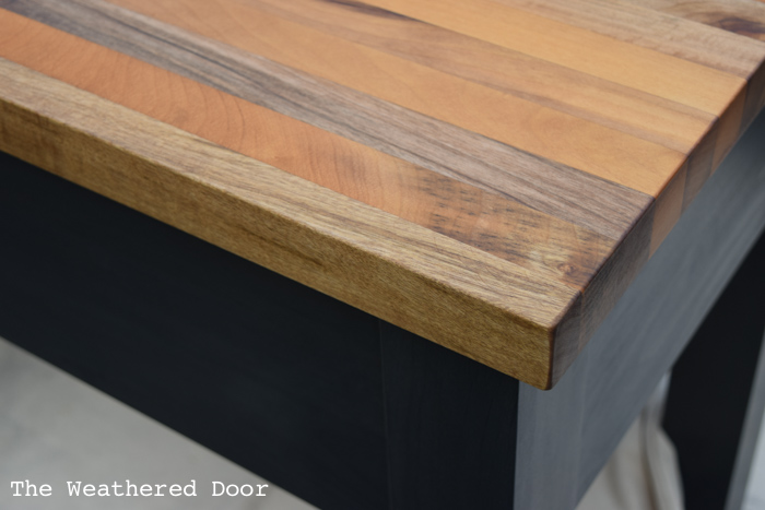 Woodworking Alder Custom Kitchen Island